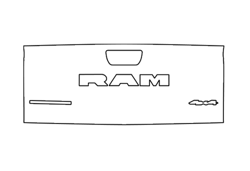 Tailgate PPF Kit | RAM 1500 TUNGSTEN 2025