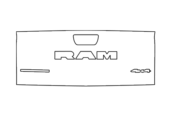 Tailgate PPF Kit | RAM 1500 TUNGSTEN 2025