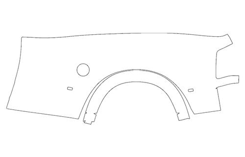 Left Side Outer Bed Panel Kit | RAM 3500 LIMITED LONGHORN 2026