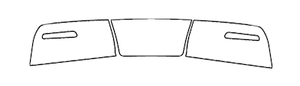Rear Bumper PPF Kit | RIVIAN R1S 2024
