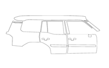  Right Side PPF Kit | TOYOTA LAND CRUISER 2024