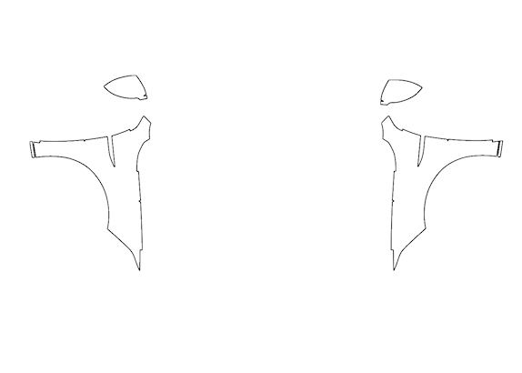 Full Fender and Mirror Kit | VOLKSWAGEN JETTA GLI 2023