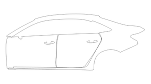  Left Side PPF Kit | AUDI A3 2024