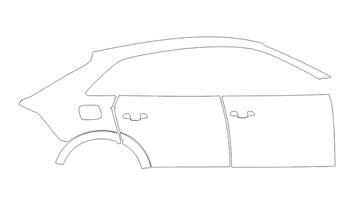  Right Side PPF Kit | AUDI Q8 2024