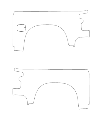 Outer Bed Panel Kit | CHEVROLET SILVERADO 1500 ZR2 2023