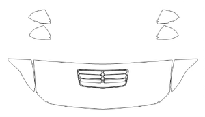 Partial Hood Fender and Mirror Kit | FORD MUSTANG FASTBACK DARK HORSE 2024 Partial Hood Fender and Mirror Kit | FORD MUSTANG FASTBACK DARK HORSE 2024