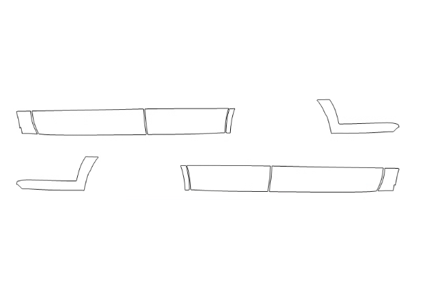 Rocker Panel Kit | GMC YUKON AT4 2025 – PAINTPROTECTIONFILM.CA