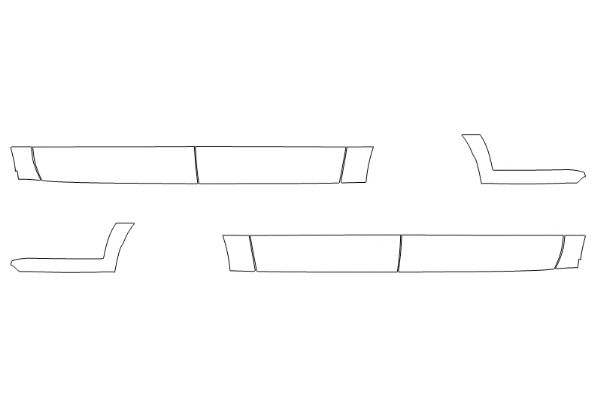 Rocker Panel Kit | GMC YUKON XL AT4 2025 – PAINTPROTECTIONFILM.CA