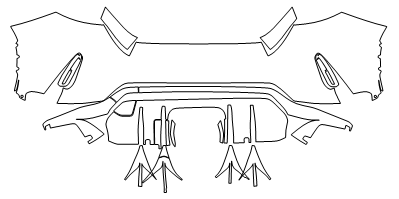 Rear Bumper PPF Kit | HONDA CIVIC TYPE-R 2024