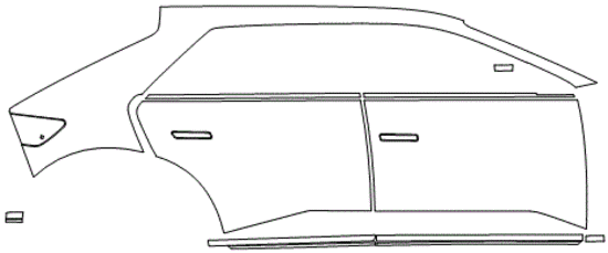 Right Side PPF Kit | HYUNDAI IONIQ 5 2022