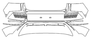 Rear Bumper PPF Kit | HYUNDAI IONIQ 5 2024