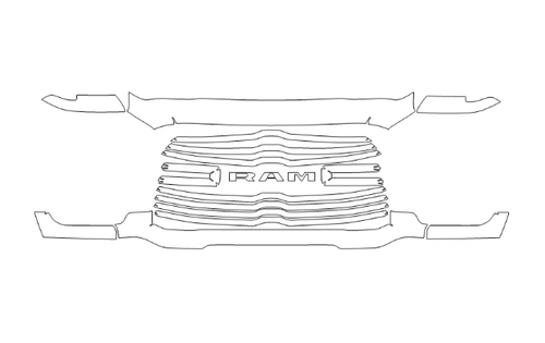 Grille Kit | RAM 3500 LARAMIE 2021