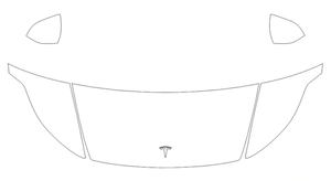 Partial Hood Fender and Mirror PPF Kit | TESLA MODEL Y 2026