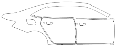 Right Side PPF Kit | VOLKSWAGEN JETTA 2023