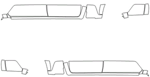 Rocker Panel Kit | TOYOTA TACOMA DOUBLE CAB SR5 2023