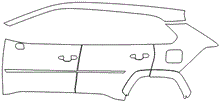 Left Side Kit | TOYOTA RAV4 HYBRID XSE 2025