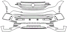 Bumper Kit | VOLKSWAGEN TIGUAN SE R-LINE -- SEL - R-LINE 2024