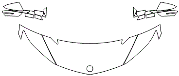 Standard Hood Fender & Mirrors | ACURA NSX 2017