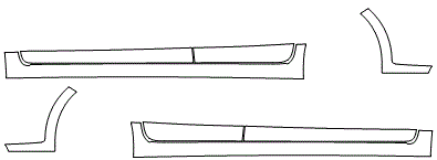 Rocker Panel Kit | ACURA ILX 2021 – PAINTPROTECTIONFILM.CA