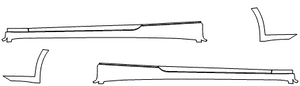 Rocker Panel Kit | AUDI A5 CABRIOLET S-LINE 2019