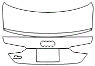 Trunk Lid Kit NOTE - Spoiler Placement Inconsistent- Emblem Placement Inconsistent