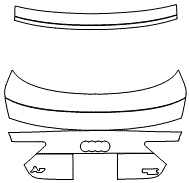 Trunk Lid Kit | AUDI A7 S-LINE 2017