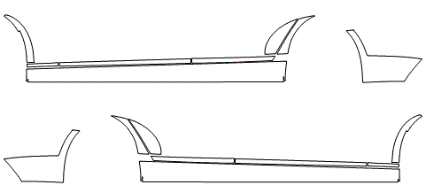 Rocker Panel Kit | BMW 3 SERIES SEDAN 340 LUXURY LINE 2018