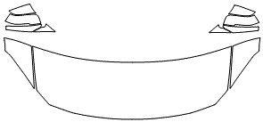 Standard Hood Fender & Mirror Kit | BMW 3 SERIES GRAN TURISMO 335 SPORT LINE 2015