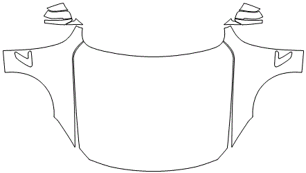 Full Hood & Fender + Mirror Kit | BMW 3 SERIES GRAN TURISMO 340 SPORT LINE 2017