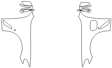 Full Fender and Mirror Kit ) | BMW 5 Series 530e HYBRID 2017