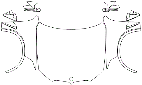 Full Hood & Fender + Mirror Kit | BMW X5 M 2020