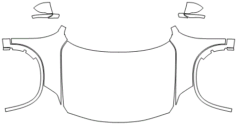 Full Hood & Fender + Mirror Kit | BMW X2 M35i 2019