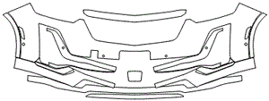 Bumper Kit | CADILLAC XT6 PREMIUM LUXURY 2022