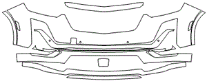 Bumper Kit | CADILLAC XT6 PREMIUM LUXURY 2021