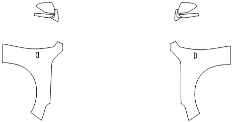 Full Fender and Mirror Kit | CADILLAC CT5 SPORT 2020