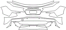 Rear Bumper Kit | CHEVROLET CORVETTE STINGRAY COUPE 2022