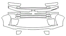 Bumper Kit | Chevrolet Silverado 3500HD HIGH COUNTRY 2022