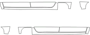 Rocker Panel Kit | Chevrolet Silverado 2500HD WT 2022