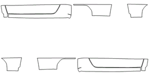 Rocker Panel Kit | Chevrolet Silverado 3500HD WT 2021