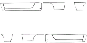 Rocker Panel Kit | Chevrolet Silverado 3500HD WT 2020