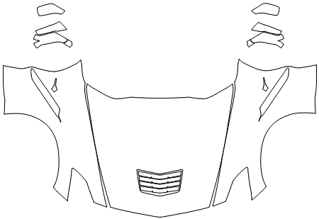 Full Hood & Fender + Mirror Kit | CHEVROLET CORVETTE STINGRAY CONVERTIBLE 2017