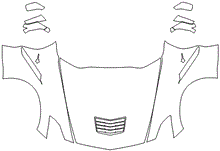 Full Hood & Fender + Mirror Kit | CHEVROLET CORVETTE STINGRAY COUPE 2015