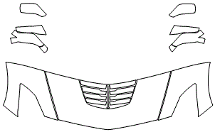 Standard Hood Fender & Mirror Kit | CHEVROLET CORVETTE Z06 COUPE 2019