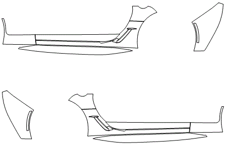 Rocker Panel Kit : | CHEVROLET CORVETTE Z06 CONVERTIBLE 2016