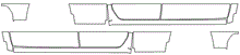 Rocker Panel Kit | CHEVROLET SILVERADO 1500 CUSTOM TRAIL BOSS 2022