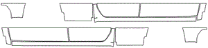 Rocker Panel Kit | CHEVROLET SILVERADO 1500 CUSTOM TRAIL BOSS 2022