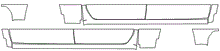 Rocker Panel Kit | CHEVROLET SILVERADO 1500 LT TRAIL BOSS 2022