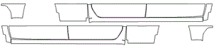 Rocker Panel Kit | CHEVROLET SILVERADO 1500 LT TRAIL BOSS 2022