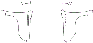 Full Fender and Mirror Kit | Chevrolet Silverado 1500 RST LTD 2022