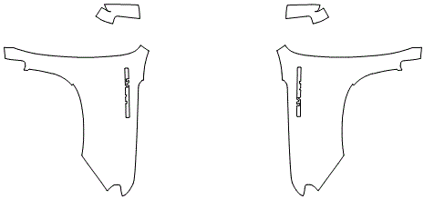 Full Fender and Mirror Kit | Chevrolet Silverado 1500 CUSTOM LTD 2022